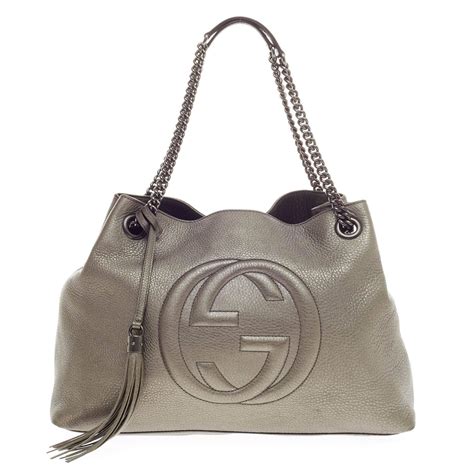 gucci tote bag with chain strap|Gucci shoulder bag with chain.